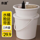 本迪臉盆水桶帶蓋三件套手提洗車(chē)儲水宿舍洗衣桶拖把桶泡腳洗腳桶套裝