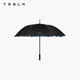 特斯拉（Tesla）官方 碳纖維高爾夫傘雙人遮陽(yáng)擋雨高密度黑膠傘布