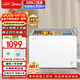 美的（Midea）220L雙溫雙箱家商兩用冰柜展示柜雪糕柜大容量冷柜保鮮玻璃門(mén)冷藏冷凍兩用臥式冰箱BCD-220VM(E)