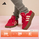 adidas「T頭鞋」VL COURT BOLD厚底增高休閑板鞋德訓鞋女阿迪達斯 淺猩紅/暖香草色   36