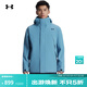 安德瑪（UNDERARMOUR）冬男子防水三合一戶(hù)外運動(dòng)夾克外套沖鋒衣6001977 煙熏藍418 L