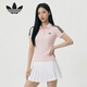 阿迪達斯（adidas）三葉草系列 女 3S POLO 短袖POLO KD3699 粉色 S