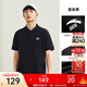 安踏POLO衫男士短袖2026夏季休閑透氣t恤運動(dòng)上衣152528121 基礎黑-5 XL