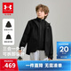 安德瑪（Under Armour）兒童外套男女童秋冬夾克大童戶(hù)外連帽三合一可拆卸外套253332362