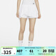 耐克（NIKE）女子短裙夏季速干褶裥網(wǎng)球運動(dòng)半身裙不對稱(chēng)百褶裙(含打底) DR6850-100 M