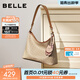 百麗包包女2026春新商場(chǎng)款海鷗老花招財貓掛飾復古休閑托特包X7506AX6 杏色【新年特供款】 F