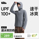 蕉下（beneunder）防曬衣男服外套防紫外線(xiàn)冰絲涼感速干透氣釣魚(yú)AL017深藍灰XL