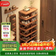 小匠材鞋架門(mén)口多層家用鞋柜小型入戶(hù)宿舍出租房簡(jiǎn)易收納置物架子6層