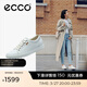 愛(ài)步（ECCO）板鞋女 時(shí)尚潮流百搭簡(jiǎn)約經(jīng)典平底鞋日常休閑板鞋女 柔酷430003 白色43000301007 39 （偏小，建議選大一碼）