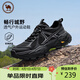 駱駝牌 網(wǎng)面戶(hù)外登山鞋透氣休閑徒步鞋運動(dòng)男鞋 P15A342008 黑色 41