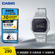 卡西歐（CASIO）【海外專(zhuān)供】手表 黑客帝國防水學(xué)生男士石英電子表腕表小黑表 A168WEM-1PR