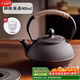 八千行鑄鐵茶壺圍爐煮茶壺器具戶(hù)外燒水壺可明火鐵質(zhì)功夫茶具電陶爐茶壺