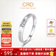 CRD克徠帝【現貨閃發(fā)】鉆戒鉑金鉆石戒指鉆石男戒婚戒 【Q00600E-2】鉑金 男戒約9分