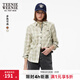 Teenie Weenie小熊女裝時(shí)尚襯衫秋季學(xué)院基礎休閑簡(jiǎn)約格紋舒適襯衣 淺綠色 S (160)