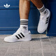 adidas「面包鞋」COURTIC經(jīng)典運動(dòng)板鞋男女阿迪達斯官方三葉草   白/黑（JQ5042）   41