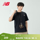 NEW BALANCE NB官方夏季男款休閑舒適百搭運動(dòng)短袖 BK AMT52331 2XL