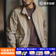 馬登工裝美式復古哈靈頓G9立領(lǐng)夾克男輕戶(hù)外阿美咔嘰男士休閑外套春 淺卡其色 【版型寬松/衣服男裝/簡(jiǎn)約休閑外套】 L