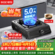 櫻雪（INSE）燃氣灶單眼灶具 5.0kW猛火臺式煤氣爐單灶灶臺 大火力黑色噴涂耐臟易清潔面板JZY-T2451(G)W液化氣