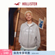HOLLISTER【街頭風(fēng)】美式抓絨衛衣外套25秋冬男裝322-5401 灰色 XL (180/116A)