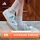 adidas「冰淇淋T頭鞋」VS JOG 2.0薄底運動(dòng)鞋男女阿迪達斯輕運動(dòng)   淺天藍/金屬銀/亮白 (推薦女生選小半碼)   37