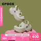 卡駱馳（CROCS）貝拉洞洞鞋沙灘鞋包頭女鞋厚底拖鞋|210062 冬日白 -11S 37 (230mm) 38