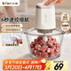 小熊（Bear）絞肉機家用小型 絞餡機 電動(dòng)絞肉絞菜多功能一體機 輔食機料理機攪肉餡拌機打肉機碎肉機QSJ-E03C8