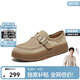 Bata拔佳袋鼠鞋女春秋冬商場(chǎng)同款羊皮厚底軟底單鞋AGU26AM5