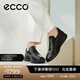 愛(ài)步（ECCO）休閑樂(lè )福鞋 春夏男士商務(wù)耐磨增高一腳蹬皮鞋豆豆鞋 雅仕207144 黑色20714401001 41