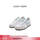 COZY STEPS可至女士春季新款休閑運動(dòng)鞋舒適單鞋復古法棍德訓鞋帆布鞋 香草奶白+無(wú)花果綠 37