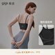 gigt極吉帶胸墊運動(dòng)內衣女瑜伽文胸裸感性感美背細肩帶健身女運動(dòng)背心
