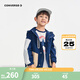 Converse匡威兒童裝春季新款時(shí)尚運動(dòng)上衣男女童潮流工裝夾克 藏青藍 160 /80 【建議身高158-170cm】