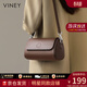 viney斜挎包包女包牛皮枕頭包輕奢腋下包生日禮物送女友老婆老婆 【咖色】實(shí)用高檔洋氣腋下包 時(shí)尚百搭休閑小眾圓筒包
