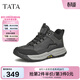 他她（TATA）厚底休閑運動(dòng)鞋男鞋戶(hù)外高幫鞋秋冬新款QFP01DD4 灰/黑（絨里） 39