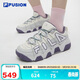 FILA FUSION斐樂(lè )潮牌女鞋復古籃球鞋冬季運動(dòng)鞋