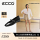 愛(ài)步（ECCO）芭蕾舞鞋女 時(shí)尚牛皮瑪麗珍方頭低跟淺口單鞋平底鞋 舞悅234333 黑色23433301001（牛皮革） 36