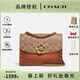 蔻馳（COACH）【春尚新】女包 PARKER山茶花系列小號信封包帆布涂禮物送女生 小號-卡其配棕色30592B4RU