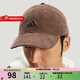 阿迪達斯（adidas）帽子男帽女帽 2026春季新款運動(dòng)帽經(jīng)典燈芯絨休閑時(shí)尚遮陽(yáng)棒球帽 IA6123 巖層深土地棕 S/M 參考頭圍：56-57cm
