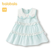 巴拉巴拉寶寶連衣裙嬰兒裙子兒童公主裙女童夏裝甜美氣質(zhì)清爽時(shí)尚 粉藍80086 90