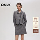 ONLY2025秋季新款優(yōu)雅歐根紗拼接小香風(fēng)套裝連衣裙女|125407008 I22 巴郎斯格子 M