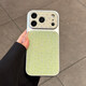 圣仕盈 春夏牛油果綠小碎花適用蘋果17ProMax手機殼iphone17pro大視窗新款16pro全包15軟邊14防摔保護套 綠色唯美花朵 iPhone 17 Pro Max