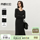 尚都比拉冬季保暖針織連衣裙簡(jiǎn)約休閑款氣質(zhì)長(cháng)裙