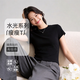 JD FASHION京東自營(yíng)極簡(jiǎn)液氨高級感小飛袖短袖女士t恤26新款顯瘦服裝真5折