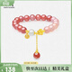 周大生【生日禮物】十里桃花瑪瑙手串轉運珠國風(fēng)手鏈送女友老婆