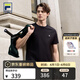 FILA 斐樂(lè )官方男裝針織短袖2026春新款網(wǎng)球運動(dòng)簡(jiǎn)約吸濕速干圓領(lǐng)T恤 正黑色-BK L 175/96A/L