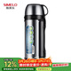 SIMELO施美樂(lè )旅行車(chē)載保溫壺不銹鋼戶(hù)外便攜大容量保溫水壺 本色 1.5L