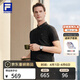 FILA 菁英POLO斐樂(lè )官方男裝針織短袖POLO衫2026夏季新款運動(dòng)防曬上衣 深黑-BK XL 180/100A/XL