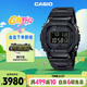 卡西歐（CASIO）手表男G-SHOCK經(jīng)典小方塊黑武士電子表送男友GMW-B5000GD-1
