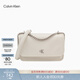 Calvin Klein女包【新年禮物】25優(yōu)雅休閑通勤ck翻蓋鏈條油蠟皮單肩斜挎小方包