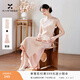 香影新中式改良旗袍套裝裙女2026春季新款粉色裙子國風(fēng)穿搭一整套 銀牡丹色 M 160/84A/95-110斤