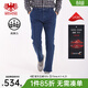 威鵬（weipeng）[商場(chǎng)同款]牛仔褲男款冬季新款加絨加厚彈力中年休閑西褲814006 普藍（褲長(cháng)103CM) 36 碼（腰圍94CM/約2.82尺）